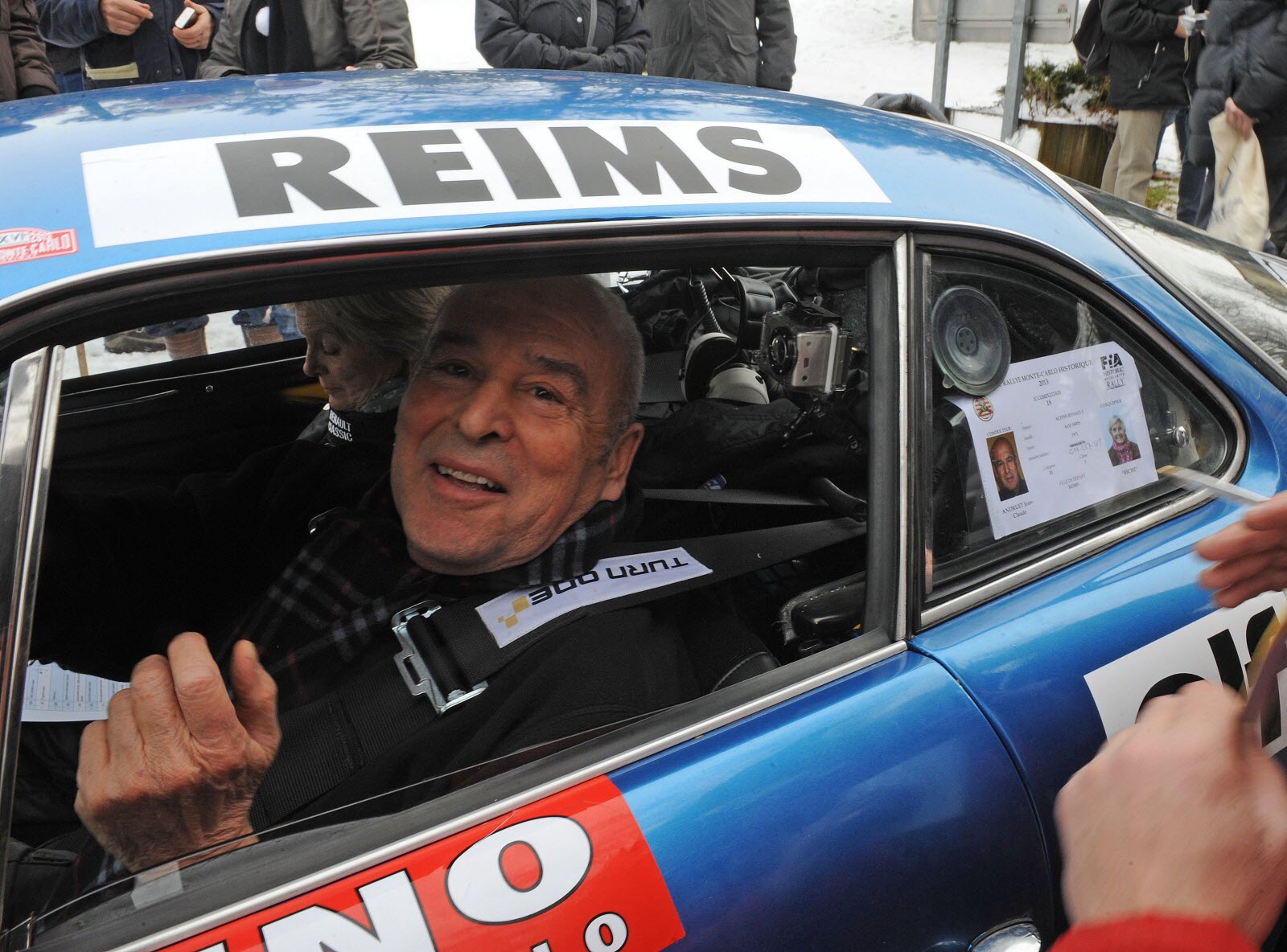 Jean Claude Andruet lors du rallye Monté Carlo Historique